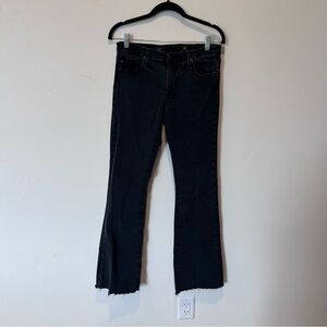 AG The Angel Women's Black Bootcut Jeans Size 29x32 Cotton Grunge Y2K